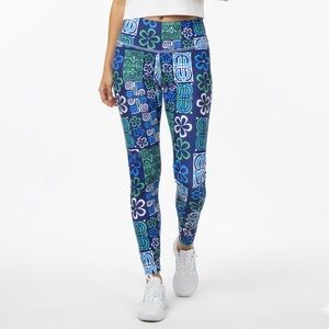 COOLIES Women’s Floral Tropical Hawaiian Leggings